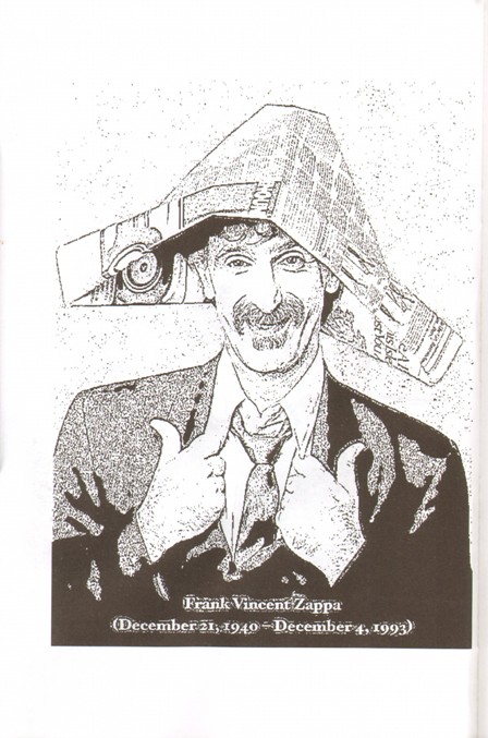 Frank Zappa Adult Coloring Book